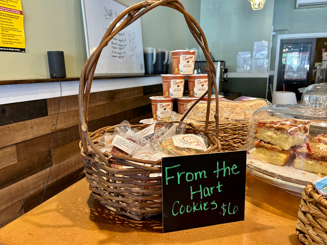 From The Hart Cookies are Now Available at Beans & Leaves Cafe
