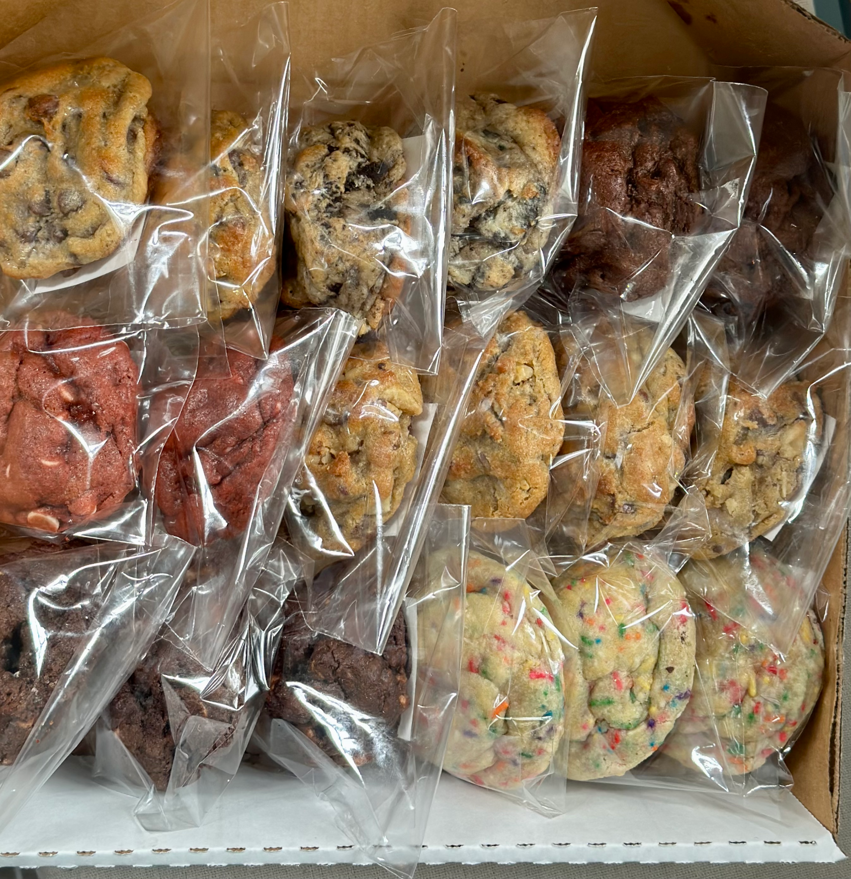 18-Cookie Party Pack in individual bags